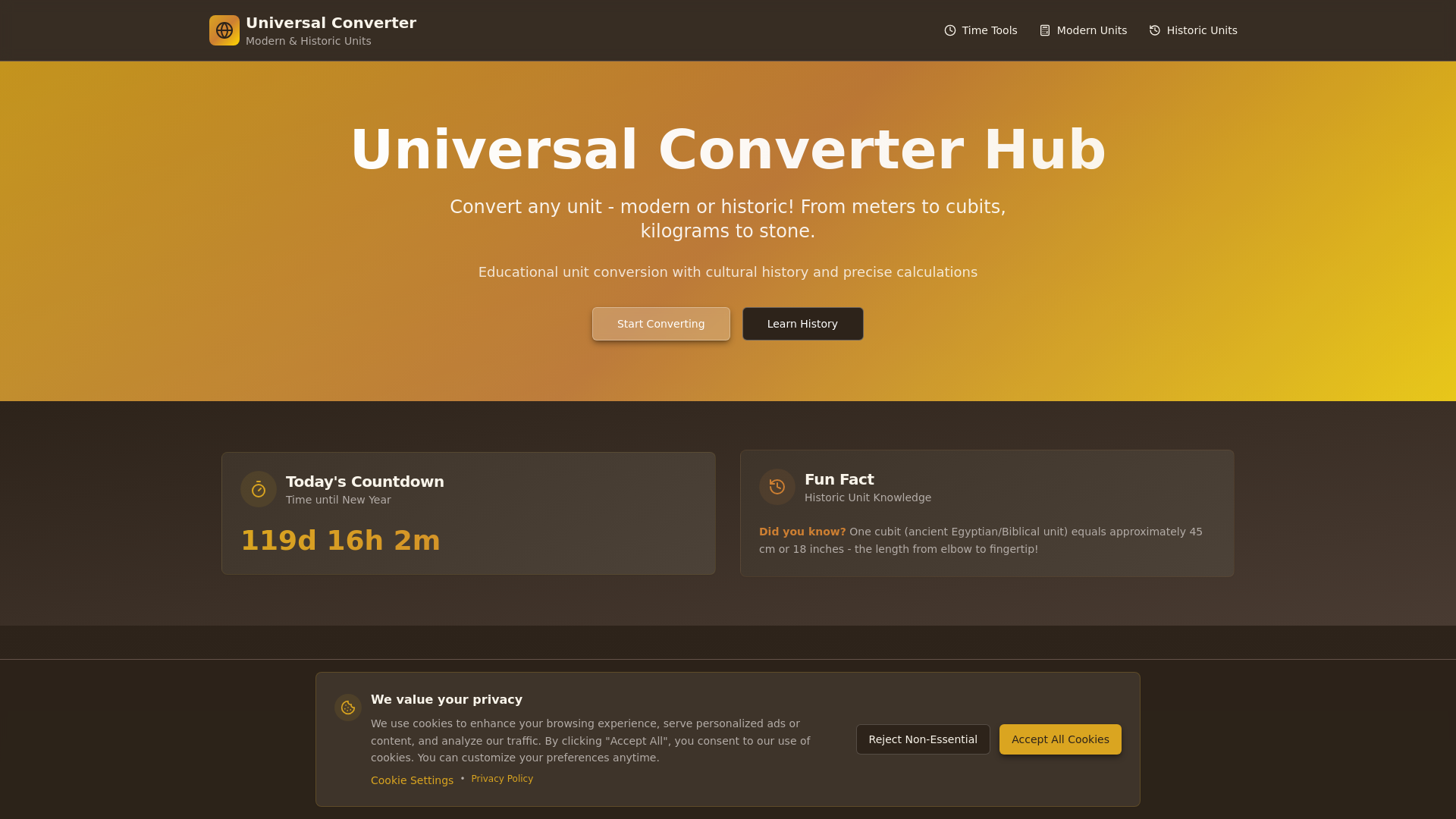Hub del convertitore universale - Convertitore unità moderne e storiche media 1