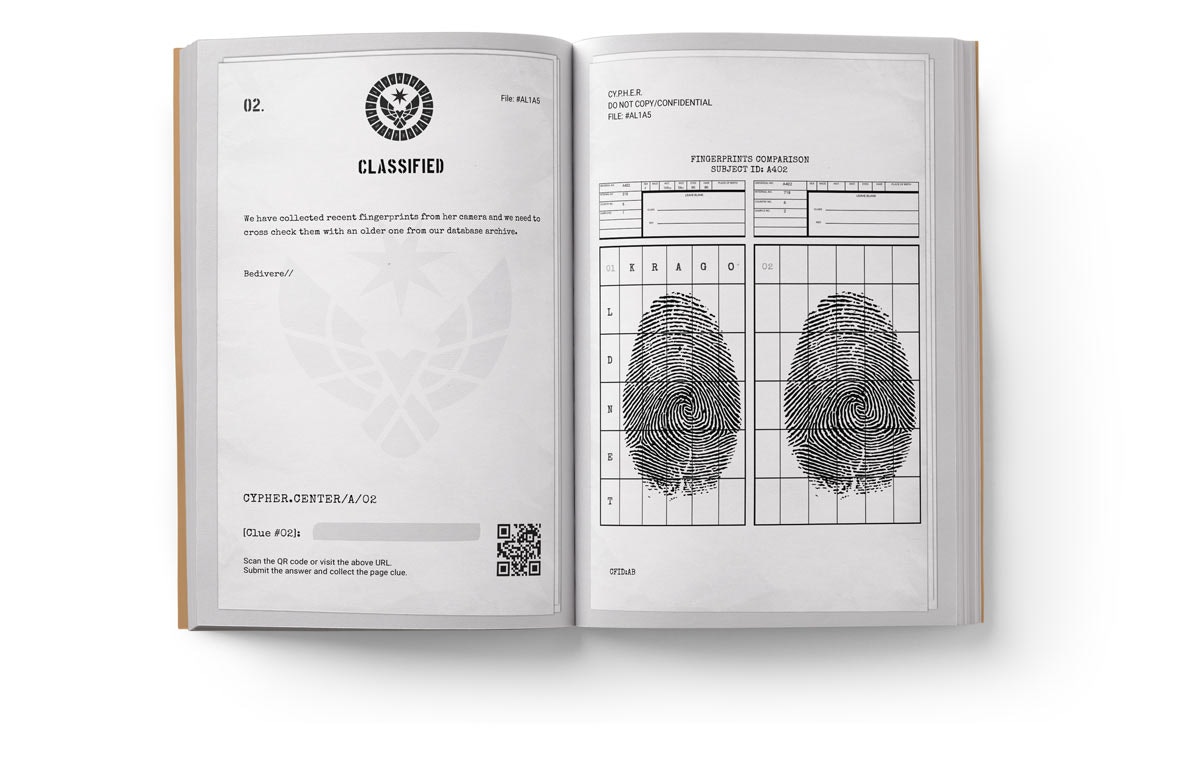 The Cypher Files: Escape room in a book gallery image