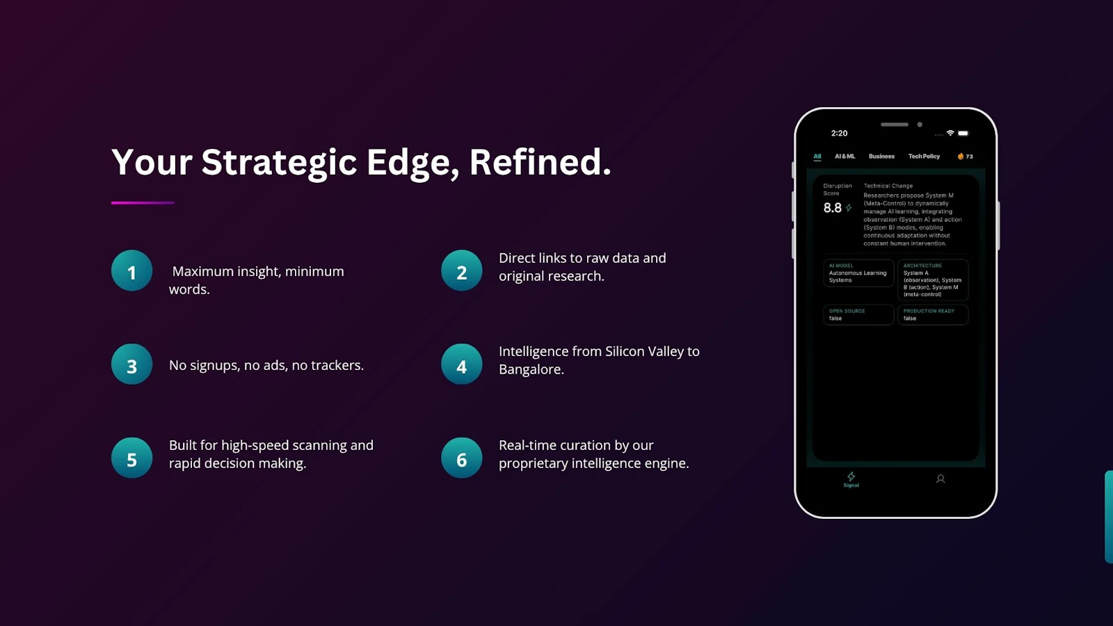 Vedlik - AI, Tech & Startup Intelligence screenshot 4