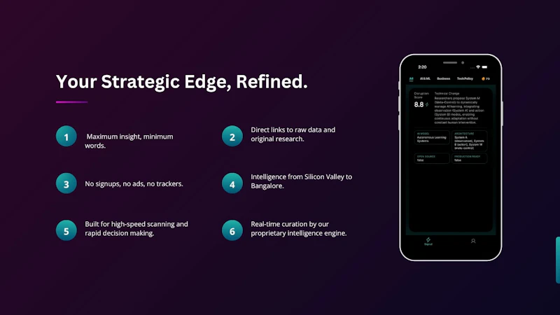 Vedlik - AI, Tech & Startup Intelligence screenshot 4