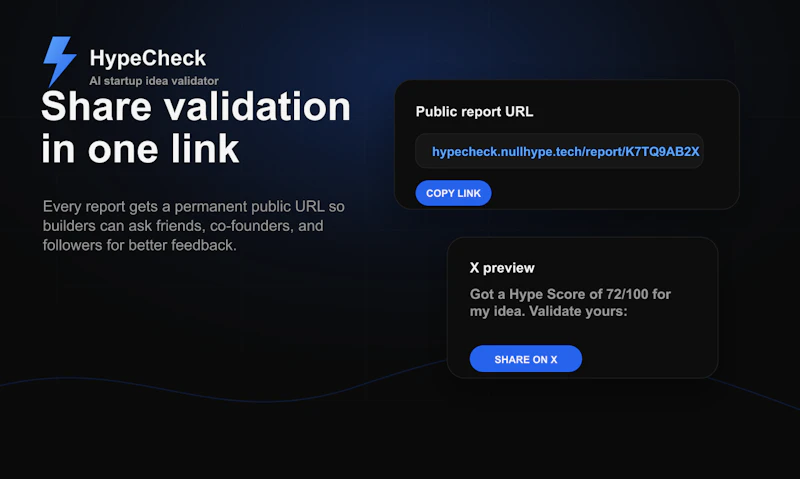 HypeCheck screenshot 2