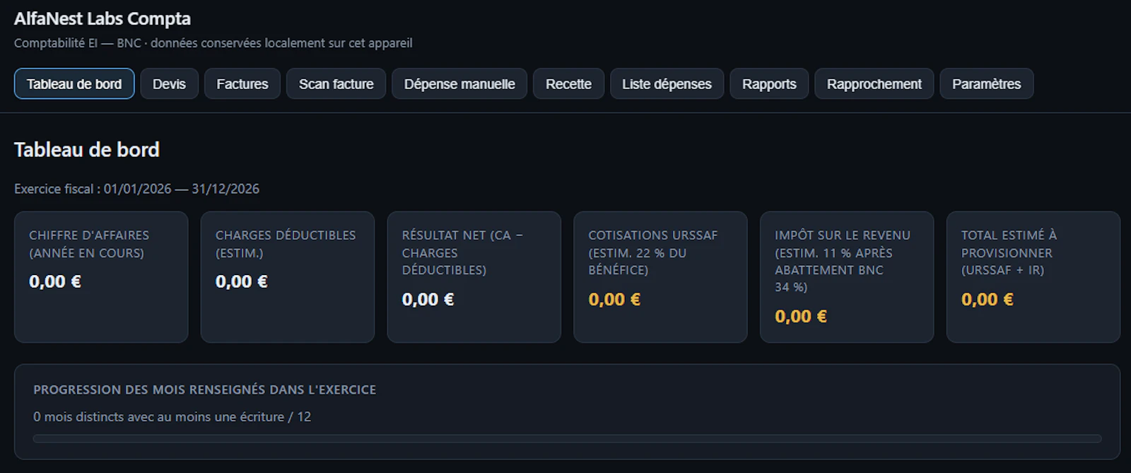 AlfaNest Labs Compta screenshot 3