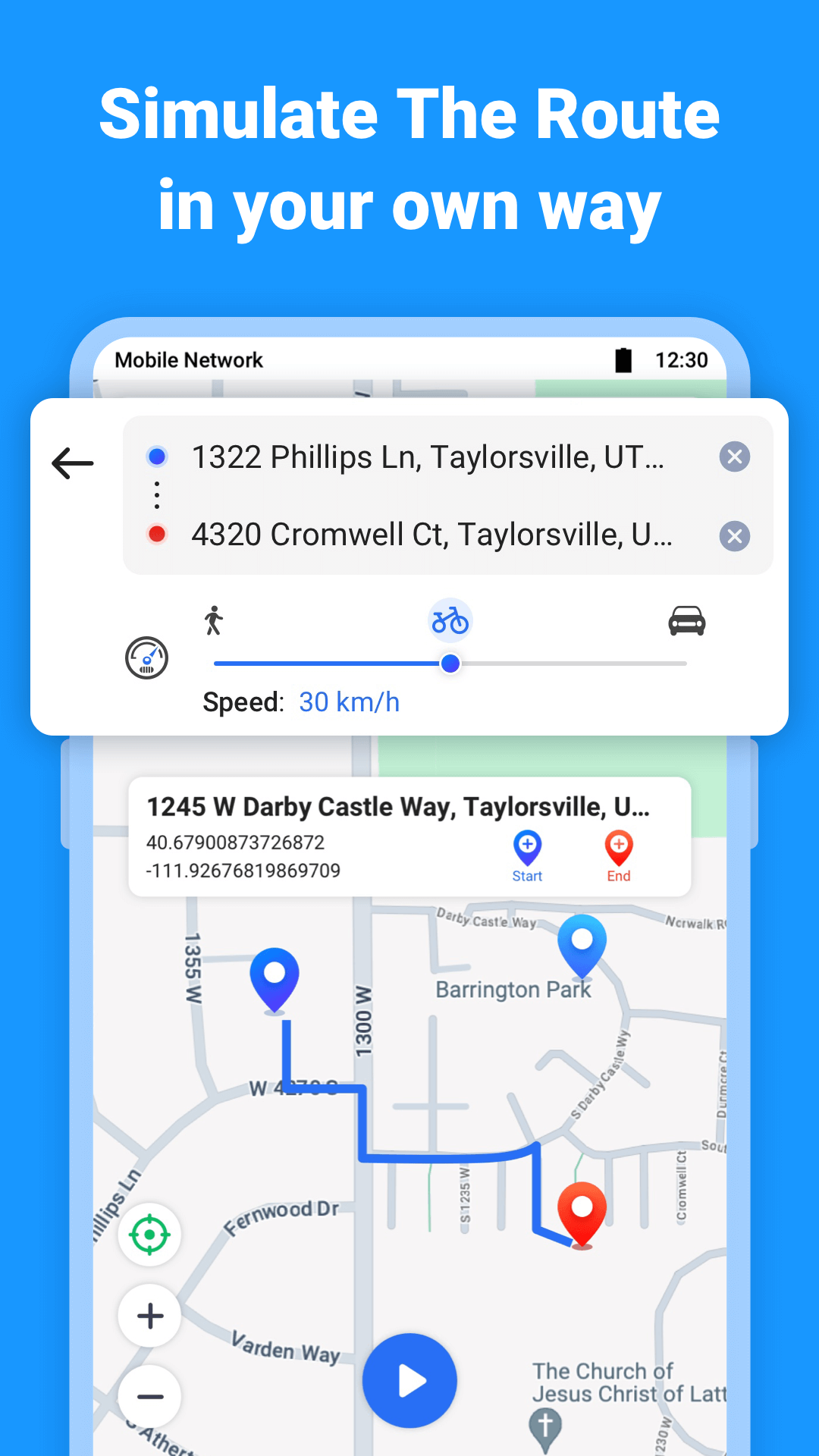 Spoofer GPS - Posizione GPS falsa media 4