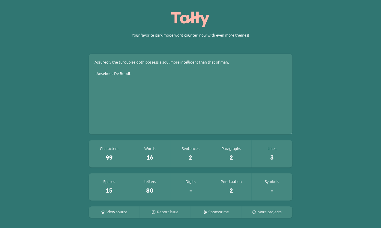Tally - Word Counter gallery image