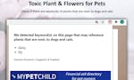 Plant Toxicity for Pets Checker image