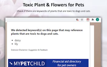 Plant Toxicity for Pets Checker gallery image
