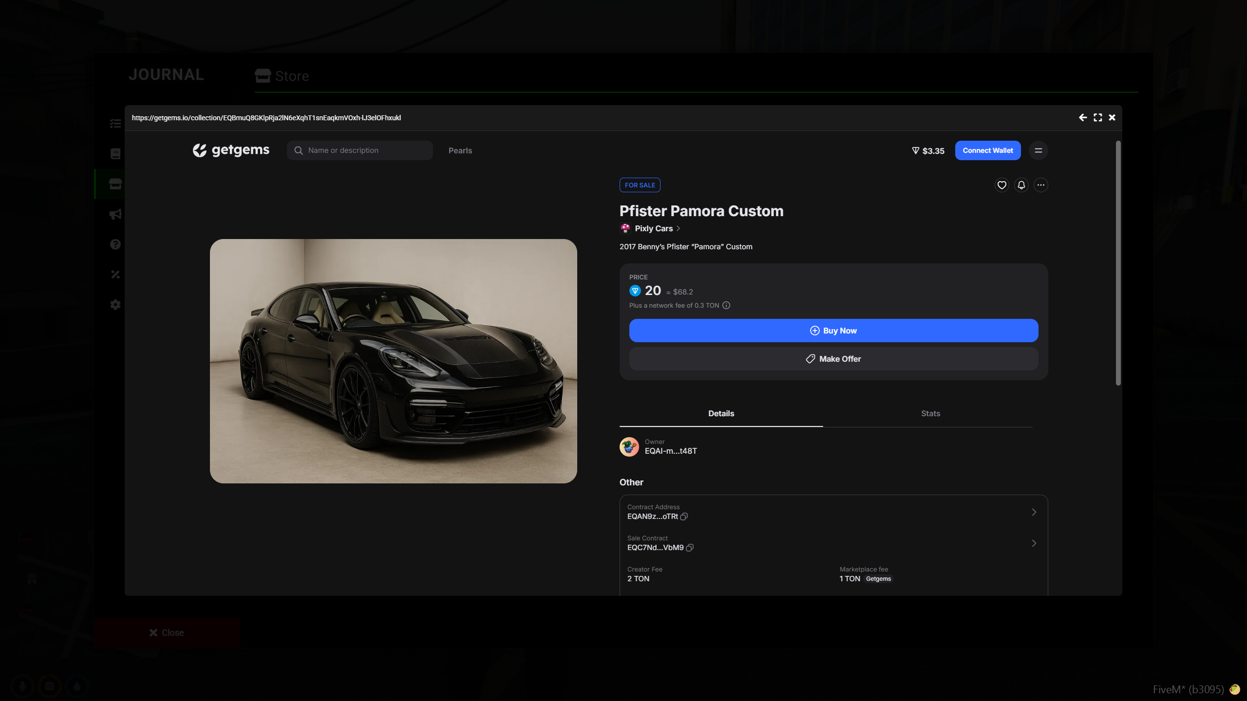 Media NFTConnect - Dễ dàng thêm NFT Marketplace vào máy chủ GTA 5 FiVEM của bạn 4