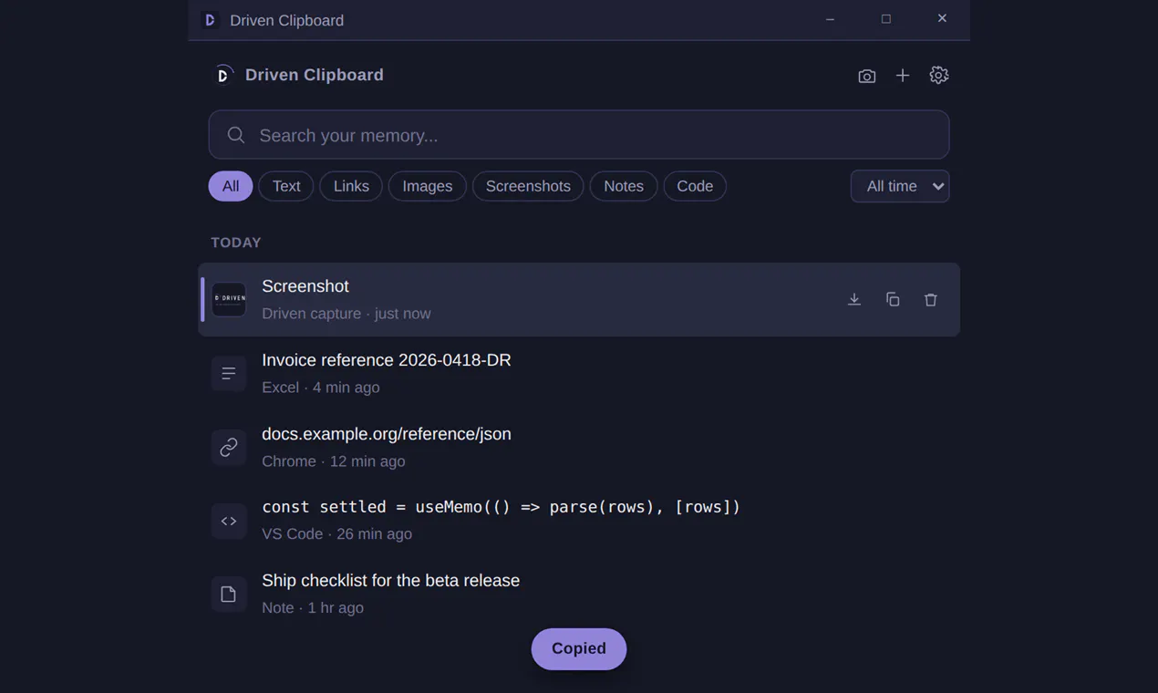 Driven Clipboard gallery image