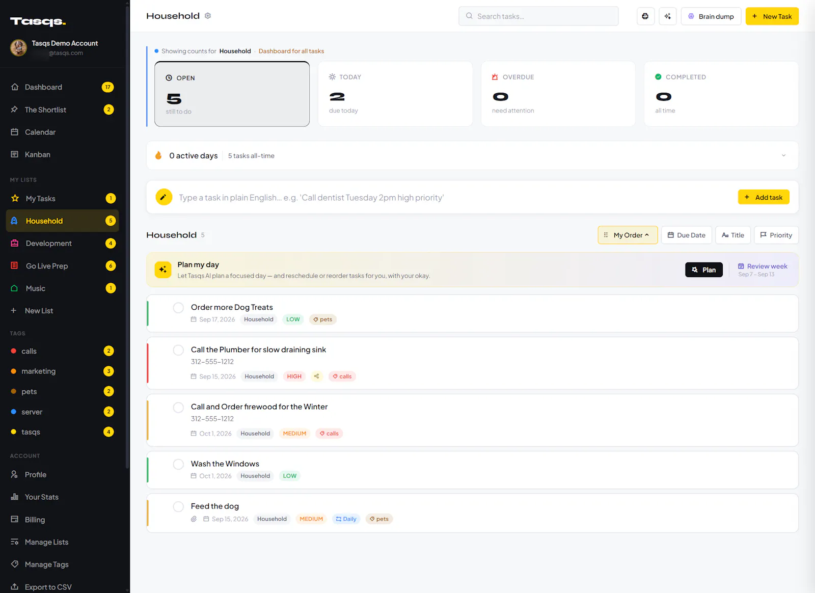 Tasqs screenshot 6