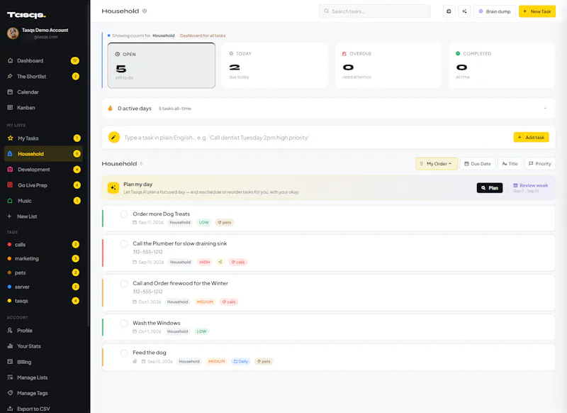 Tasqs screenshot 6