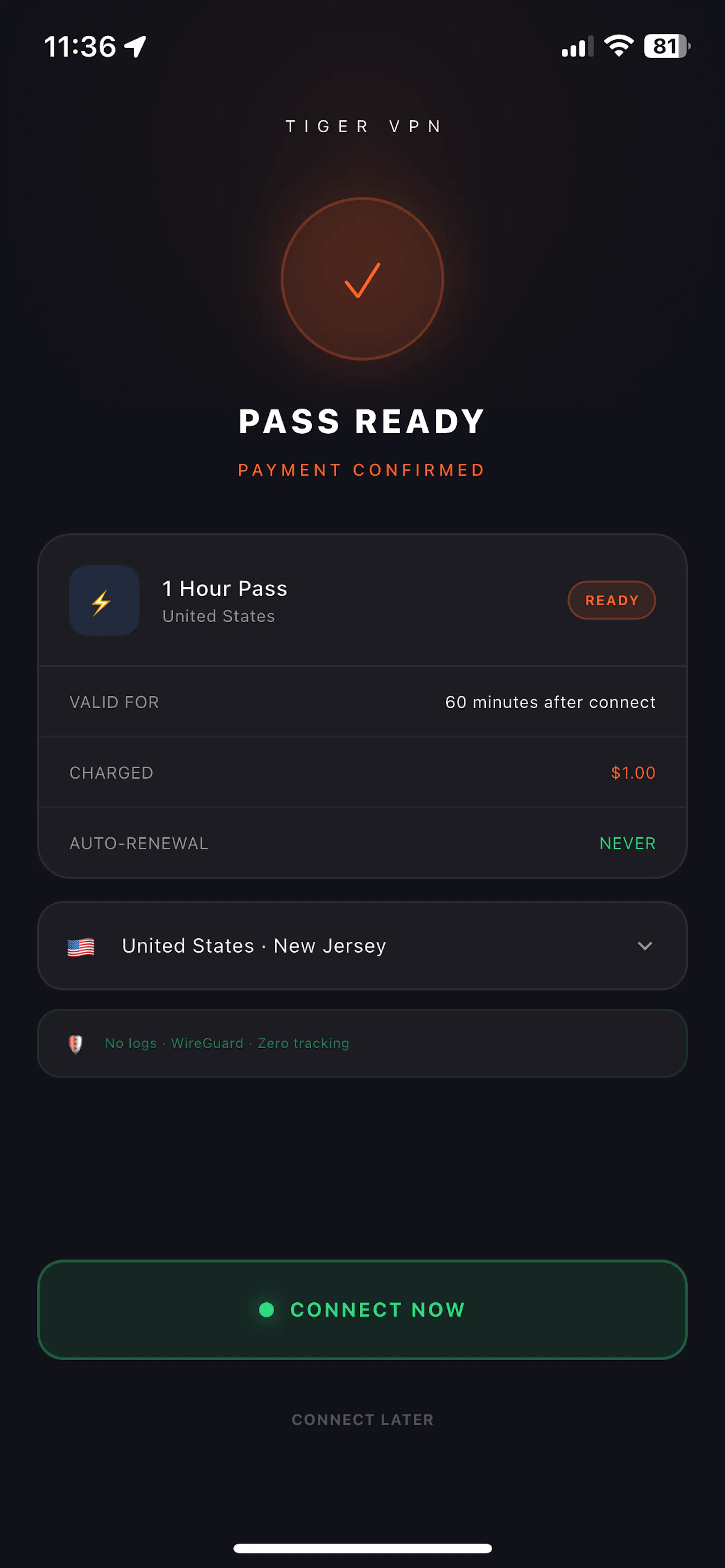 Tiger Fast VPN screenshot 5