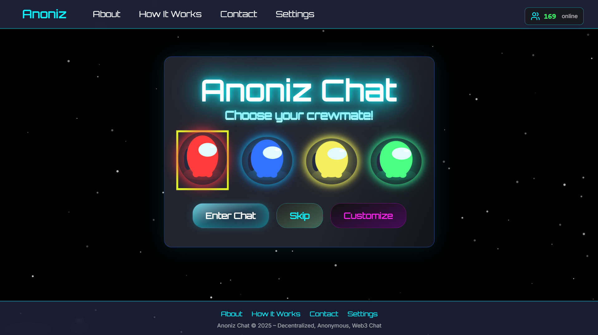 Anonimo - Chat anonimo Web3 con filtri vocali e sicurezza Ethereum media 2