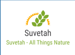  Natural Block Printed Fabric by Suvetah