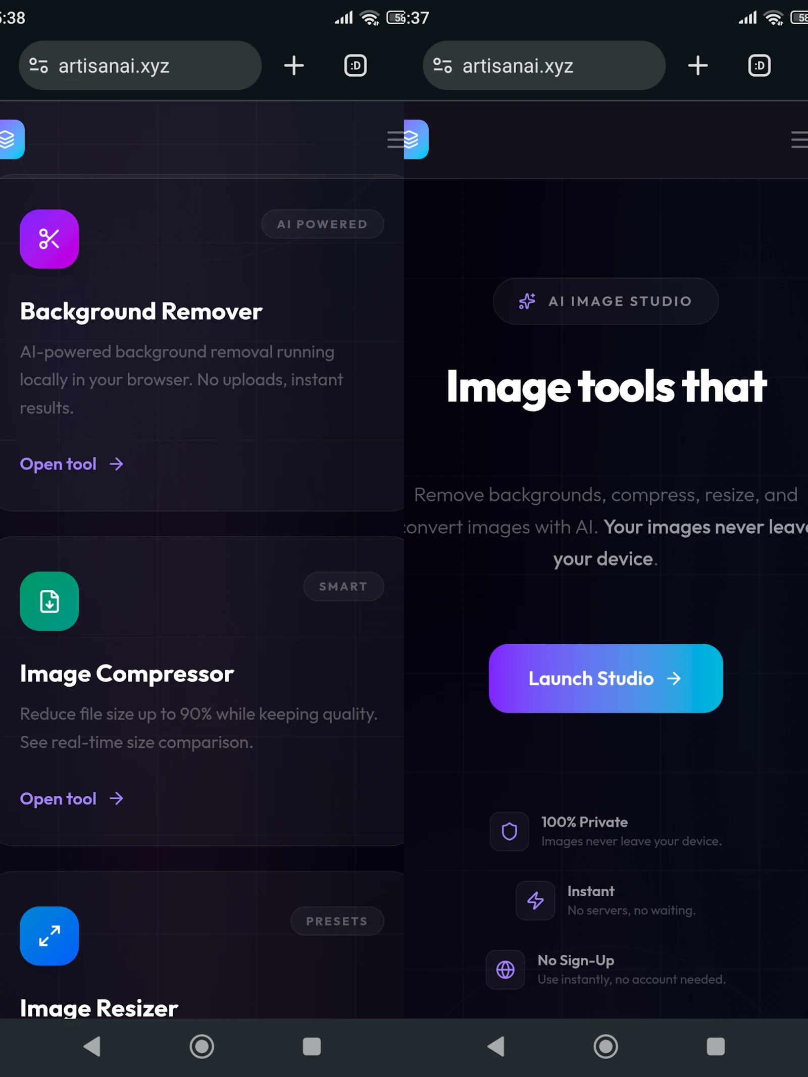 ArtisanAI screenshot 2