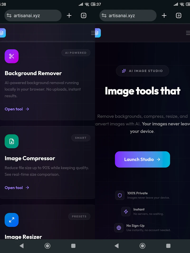 ArtisanAI screenshot 2