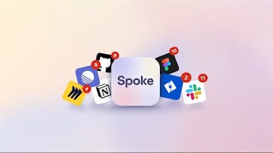 生産性を向上させるチーム活性化ツールであるSpokeは、効率的なタスク管理のための主な受信箱として機能します。