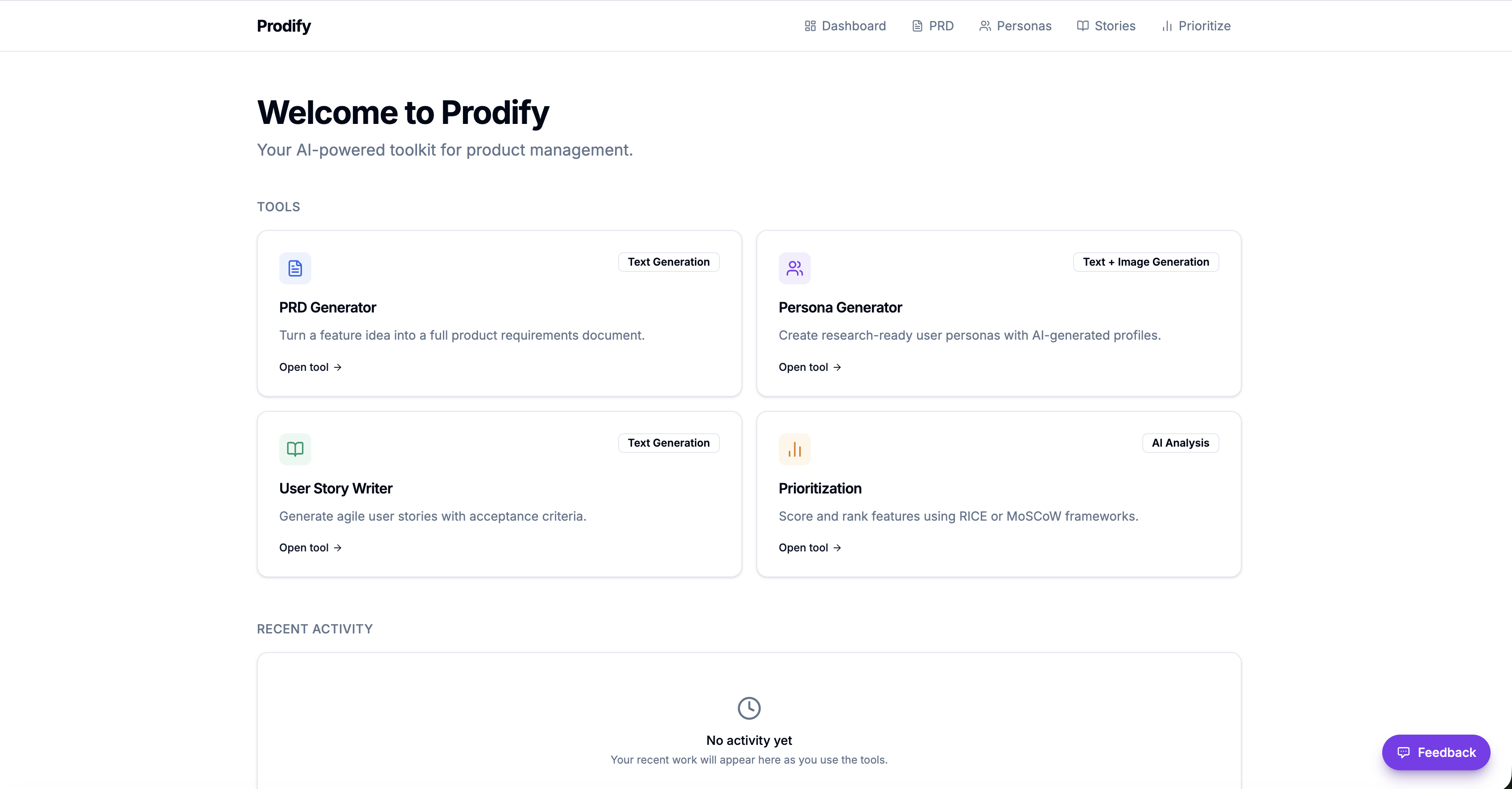Prodify – AI Toolkit for Product Manager gallery image