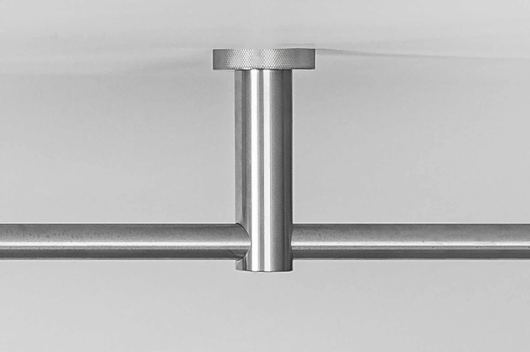 Maddox Wardrobe Rail Stainless Steel gallery image