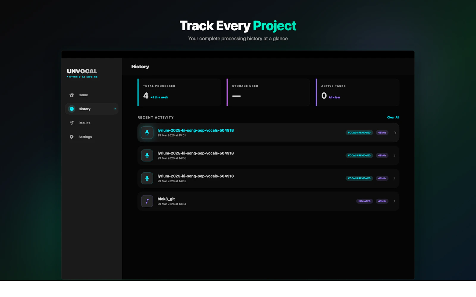 UnVocal screenshot 8