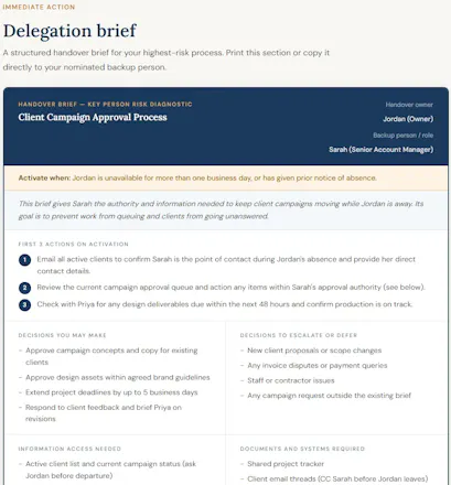 Key Person Risk Diagnostic gallery image
