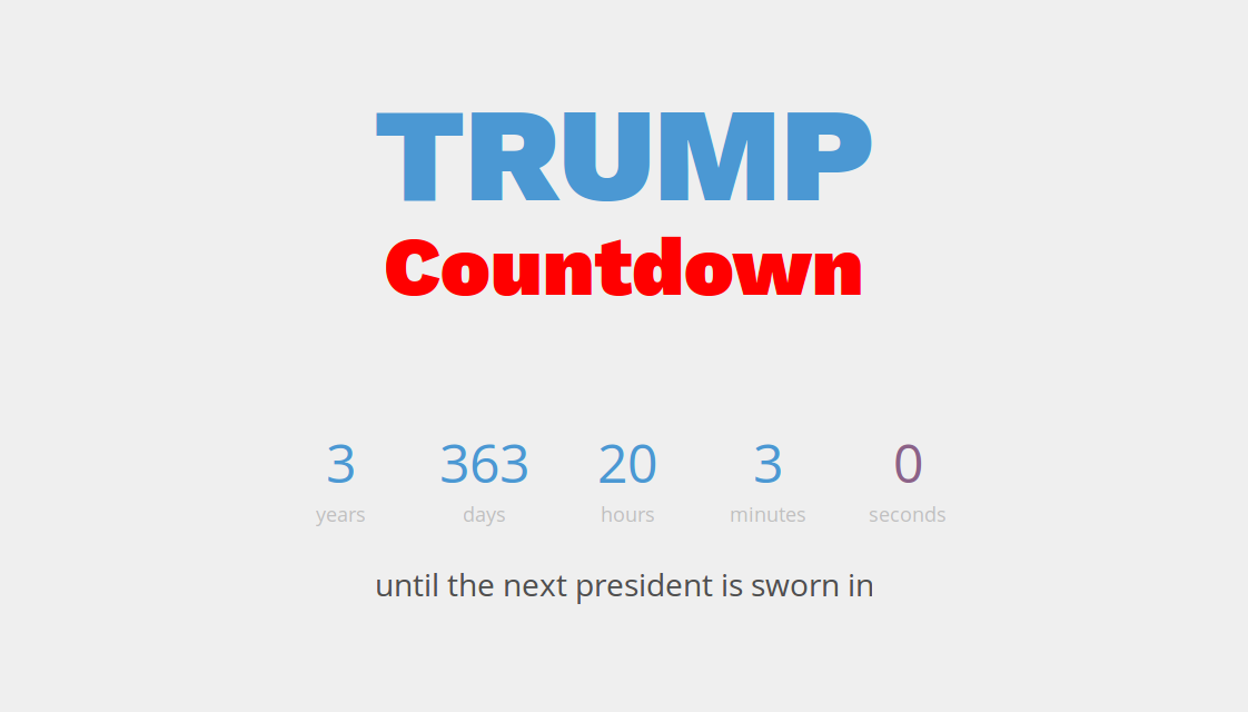 Trump Countdown gallery image