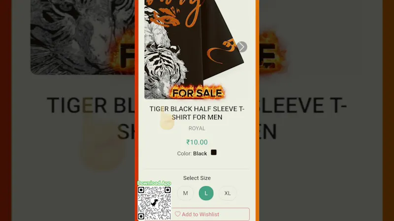 Royal Online Shopping website  screenshot 1 (video preview)