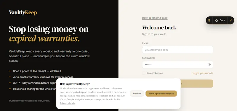 VaultlyKeep screenshot 4