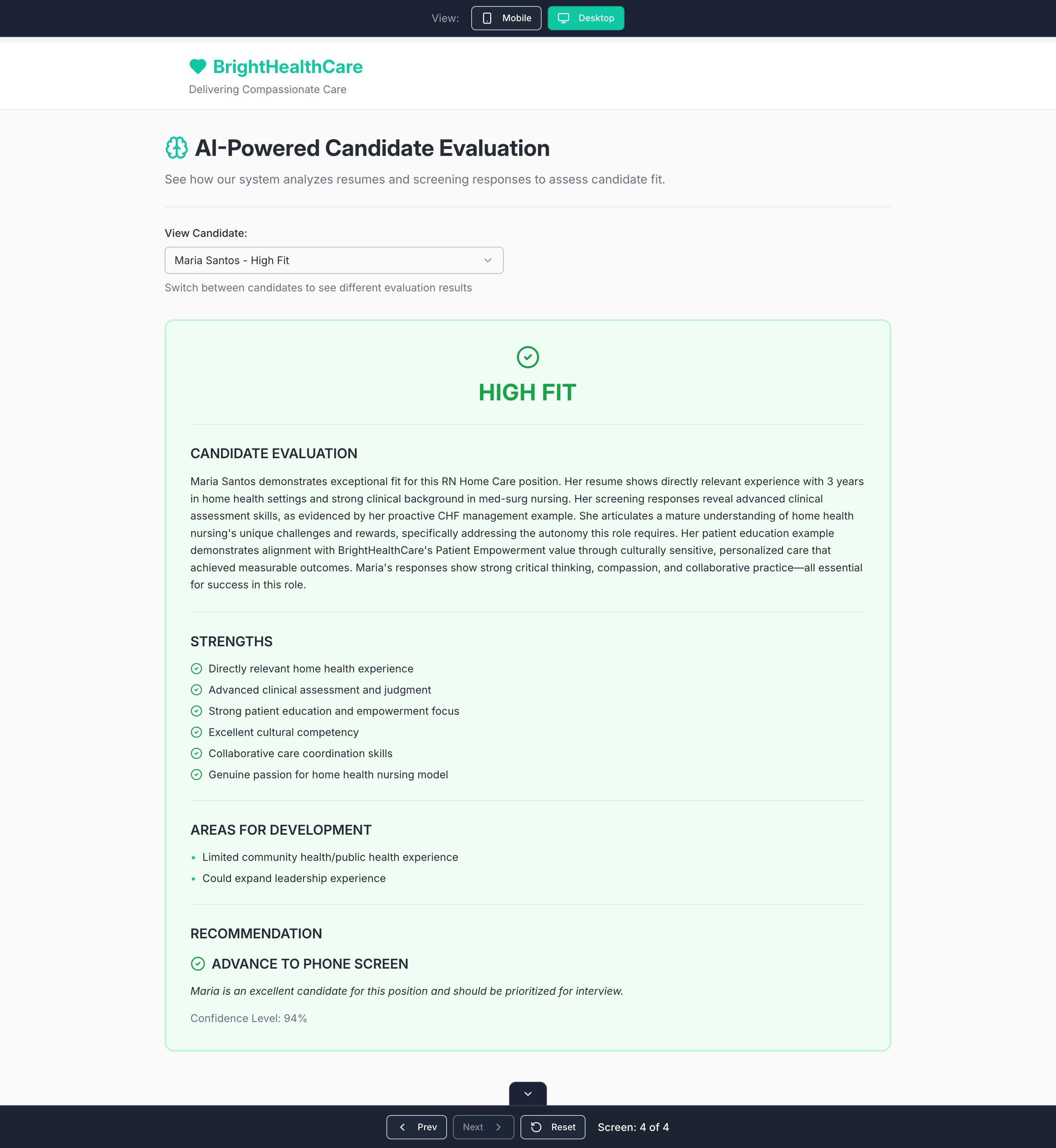 PerfectHire - Screenshot 5 showing product features and functionality