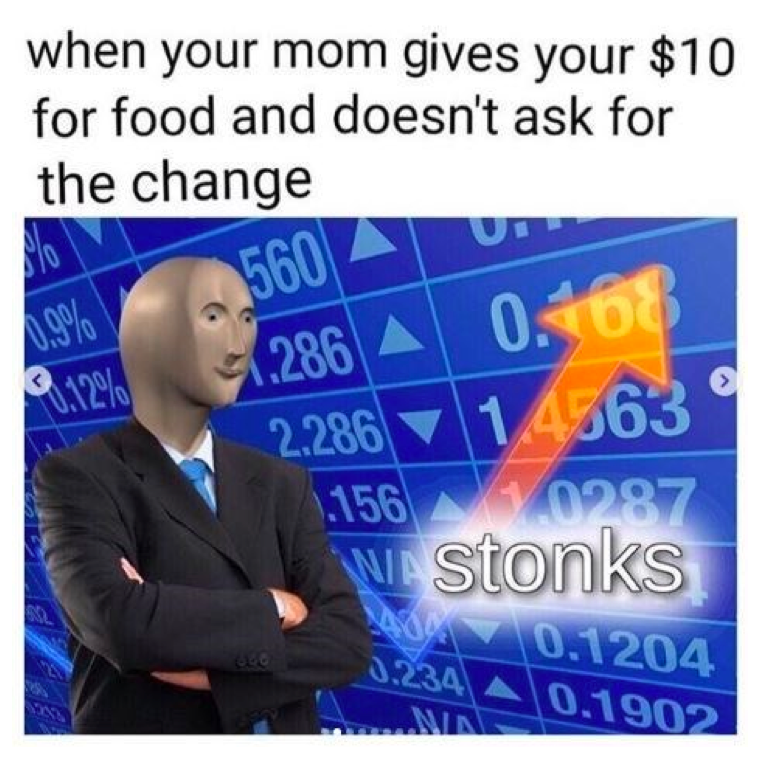 Stonks Meme T-Shirt gallery image