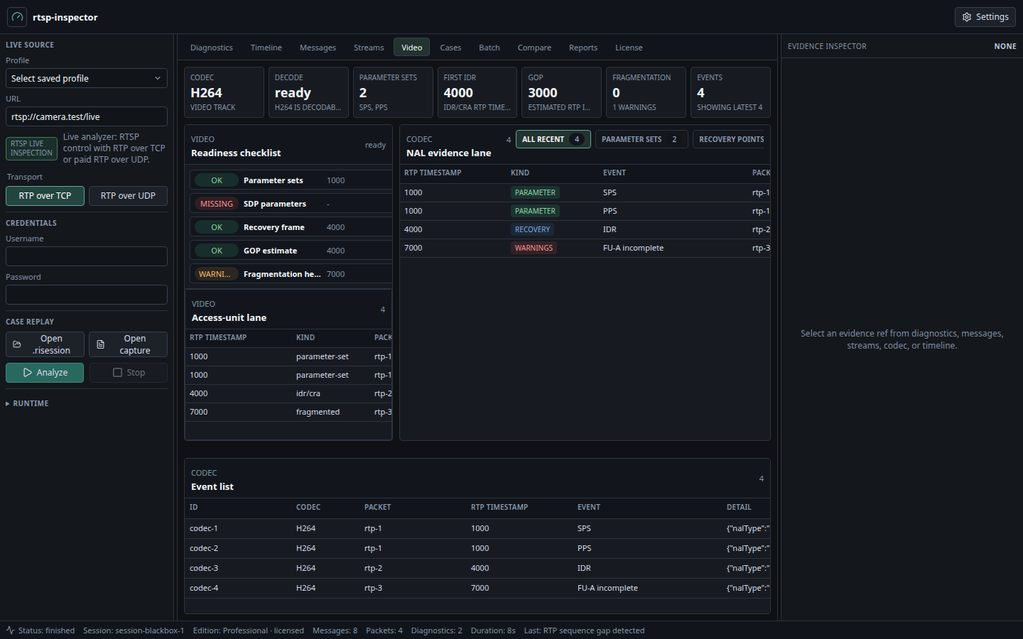 RTSP Inspector gallery image