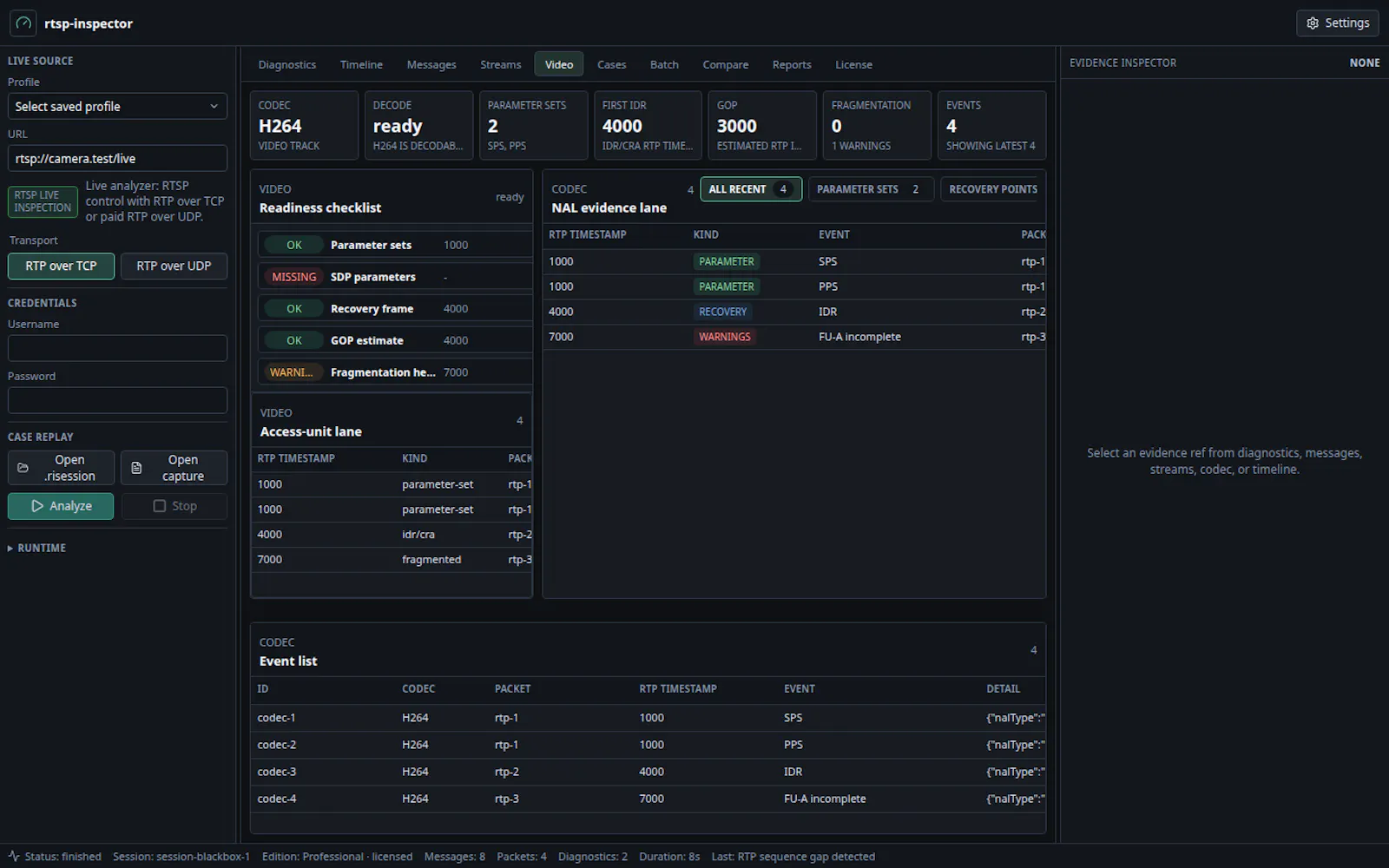 RTSP Inspector screenshot 3