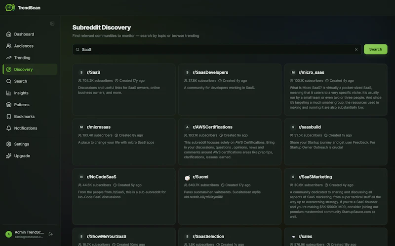 TrendScan — Find customers on Reddit screenshot 4