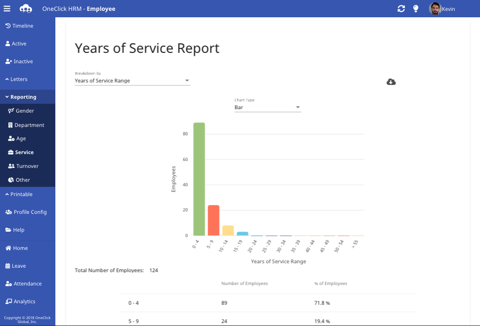 OneClick HRM gallery image