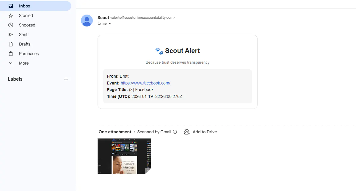 Scout - Online Accountability gallery image