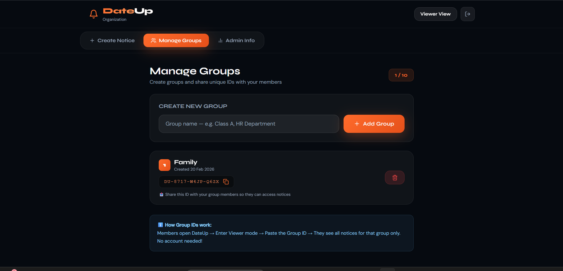 DateUp - Screenshot 3 showing product features and functionality
