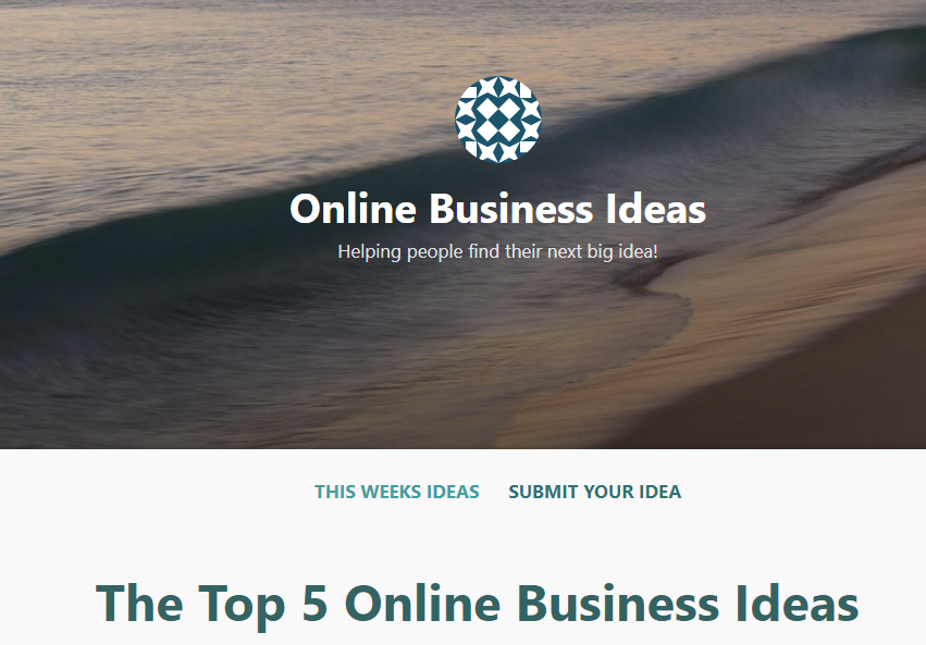 Online Business Ideas