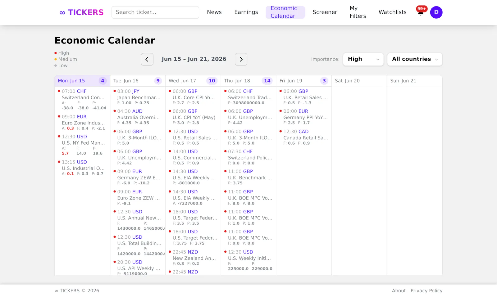 ∞ TICKERS screenshot 3