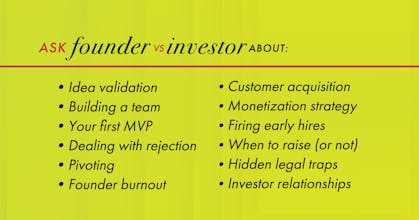 Ask Founder vs Investor gallery image