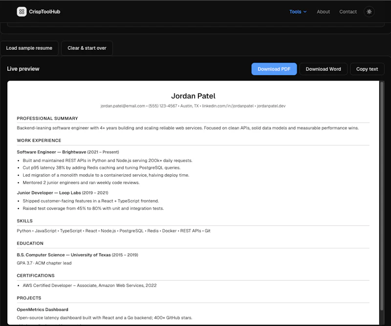 CrispToolHub screenshot 4