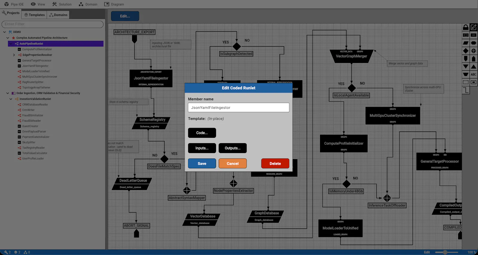 Pipe IDE for Visual Programming screenshot 6