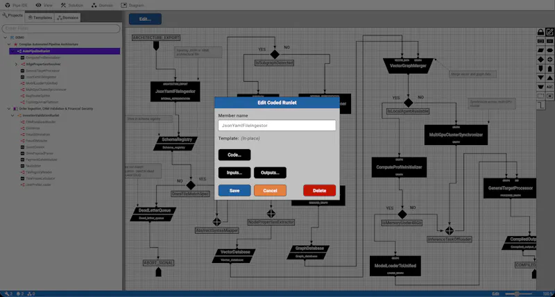 Pipe IDE for Visual Programming screenshot 6
