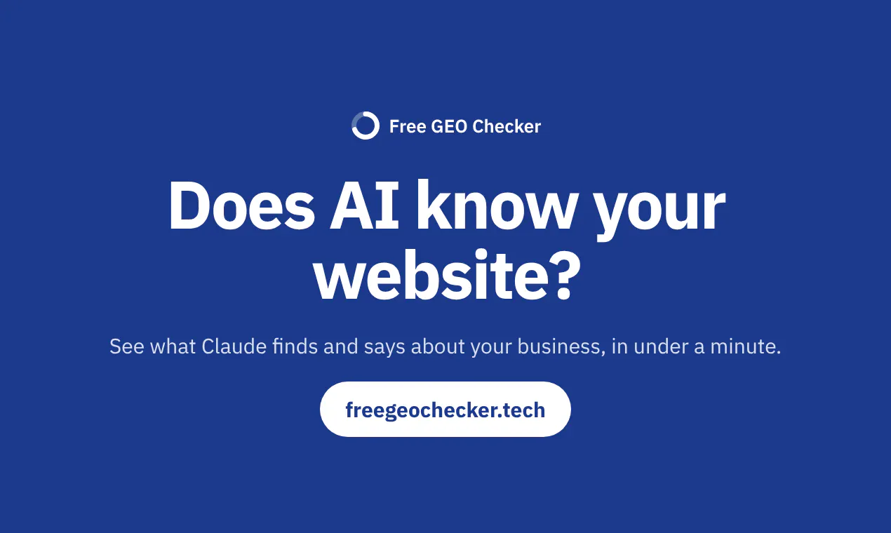 Free GEO Checker gallery image