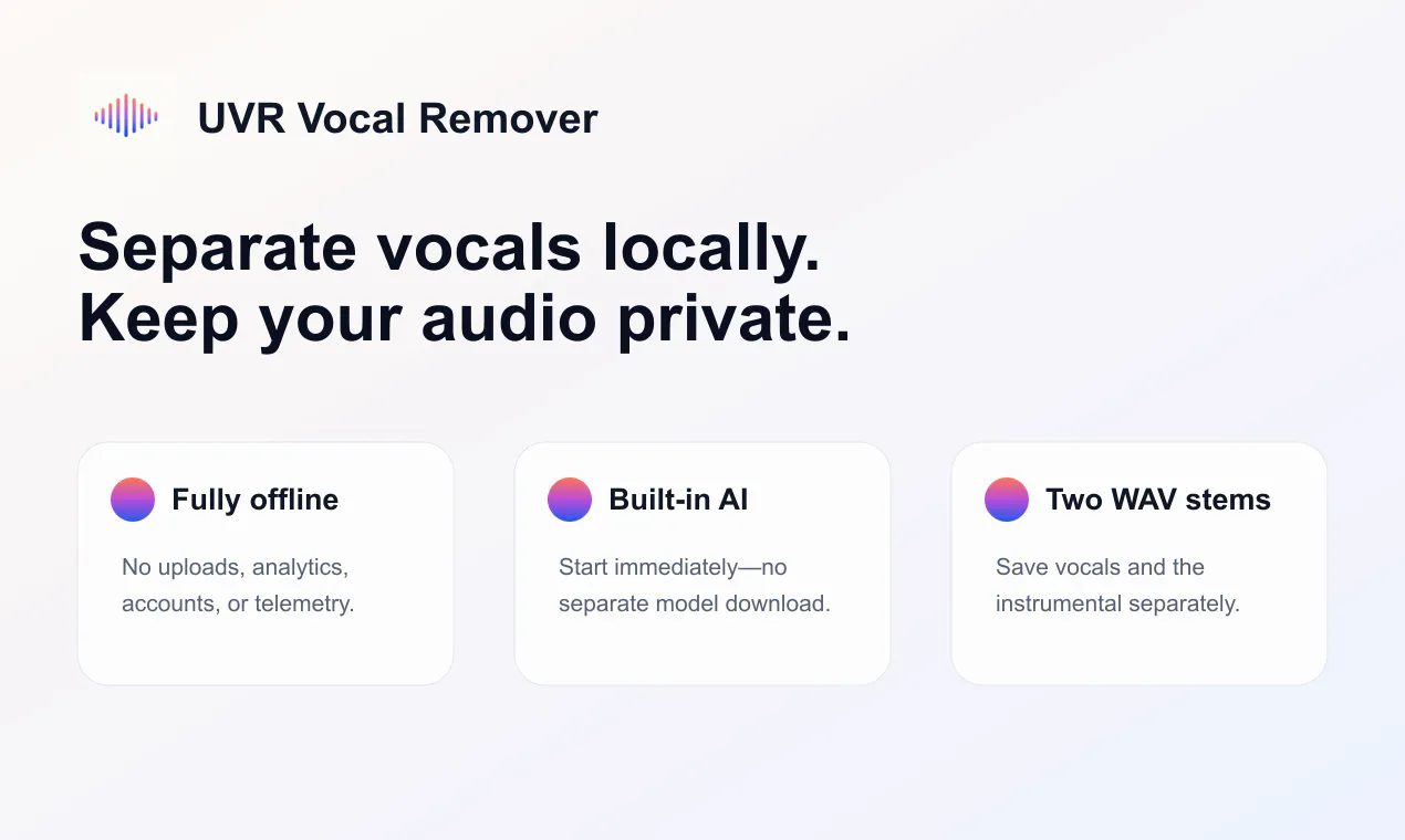 UVR Vocal Remover gallery image