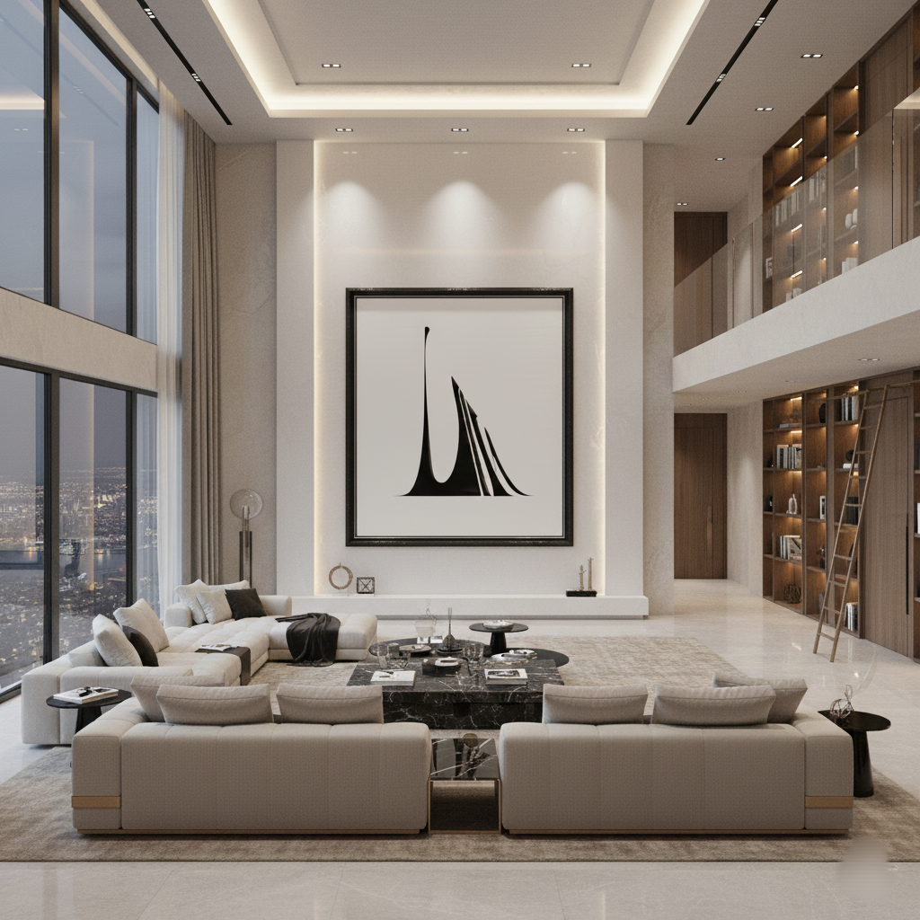 ​Minimalist Fluid Abstract Art gallery image