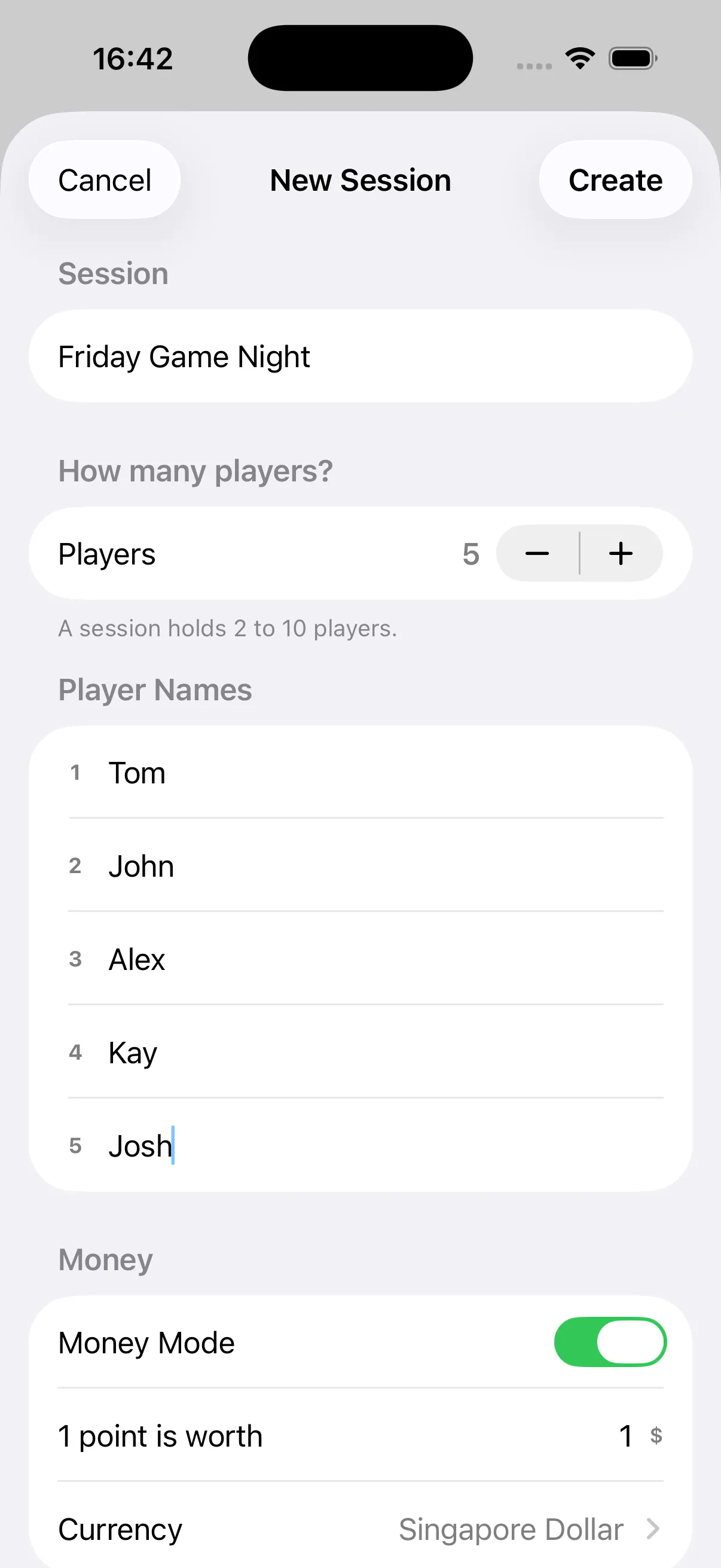 Cal For Me — Keep score. Settle up. gallery image