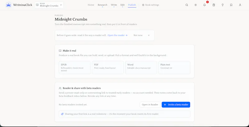 WriteinaClick screenshot 7