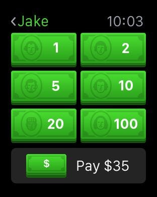 Square Cash for Apple Watch