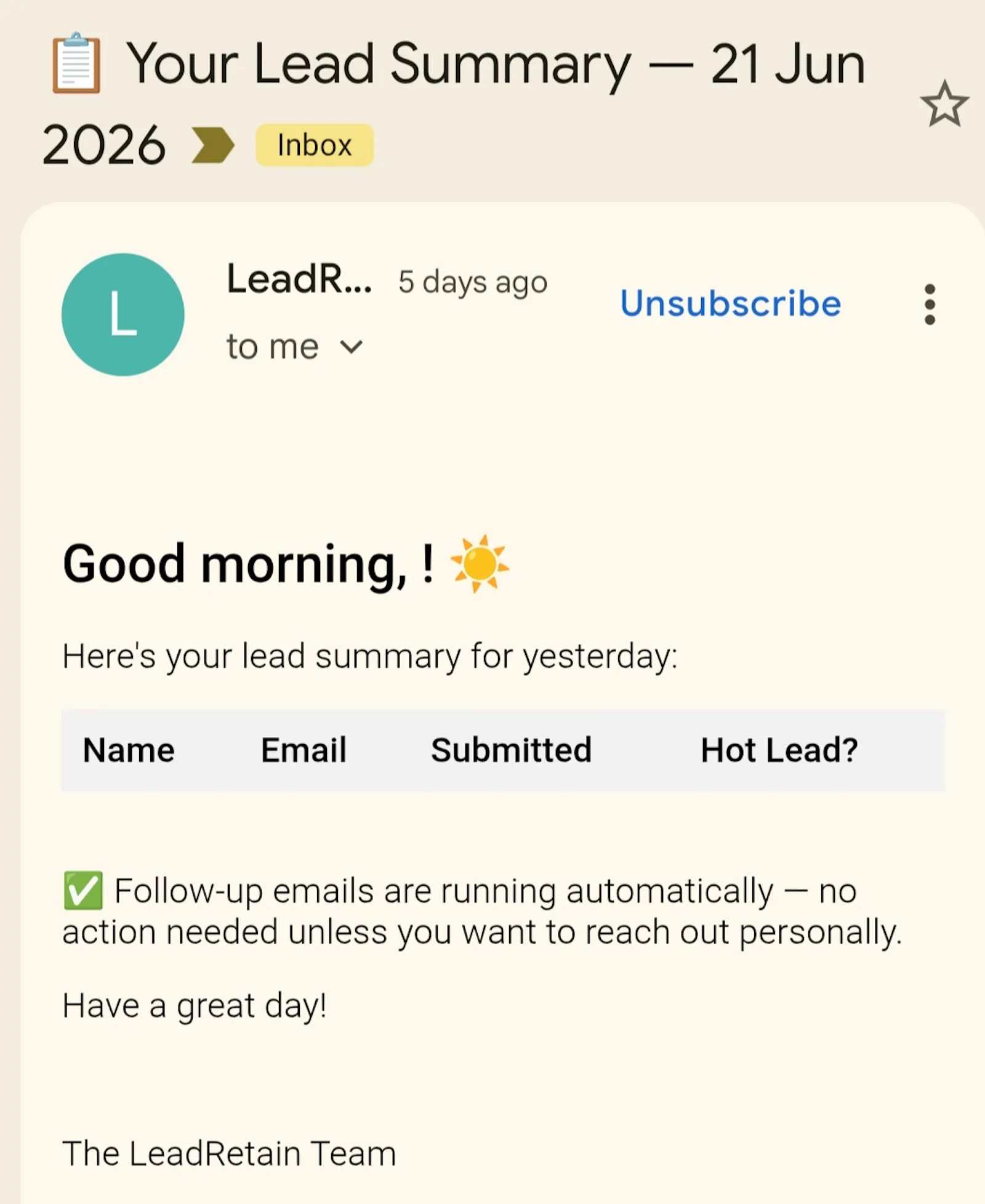 LeadRetain screenshot 7