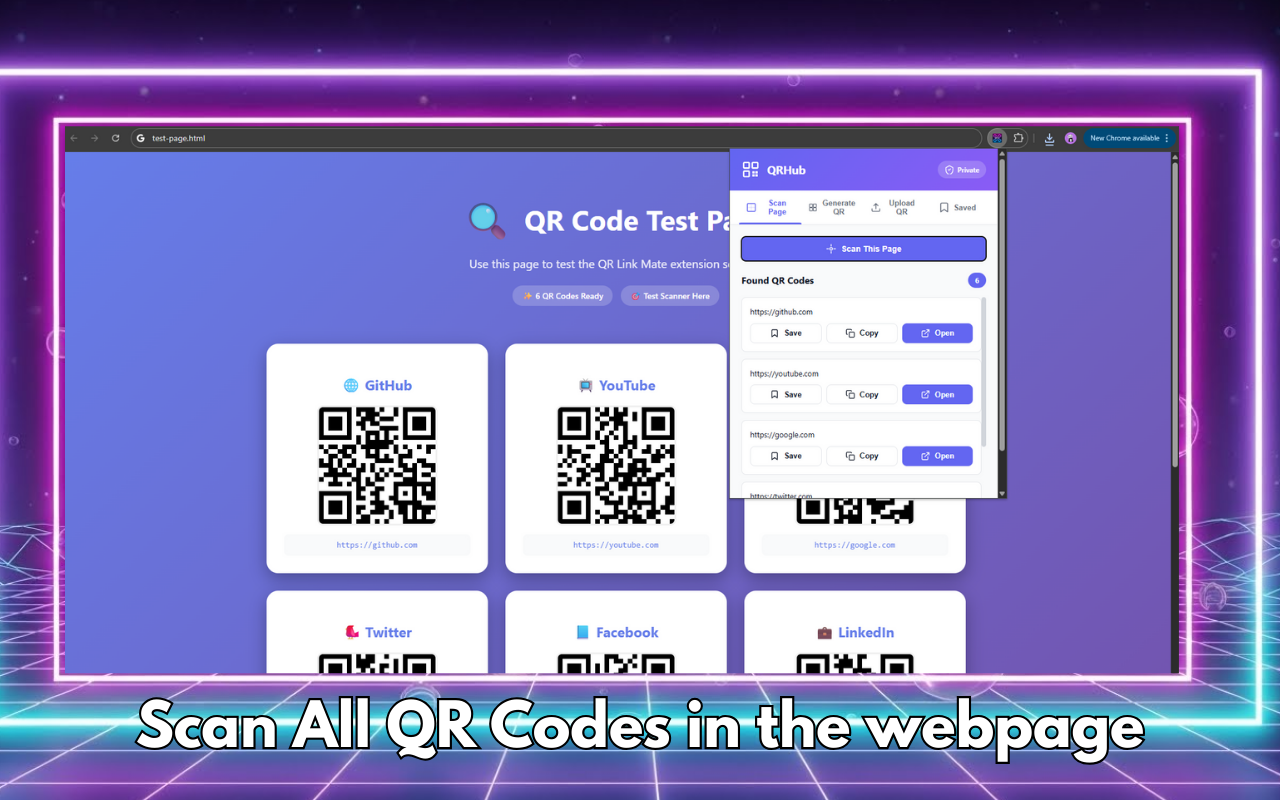 QRHub - Screenshot 2 showing product features and functionality