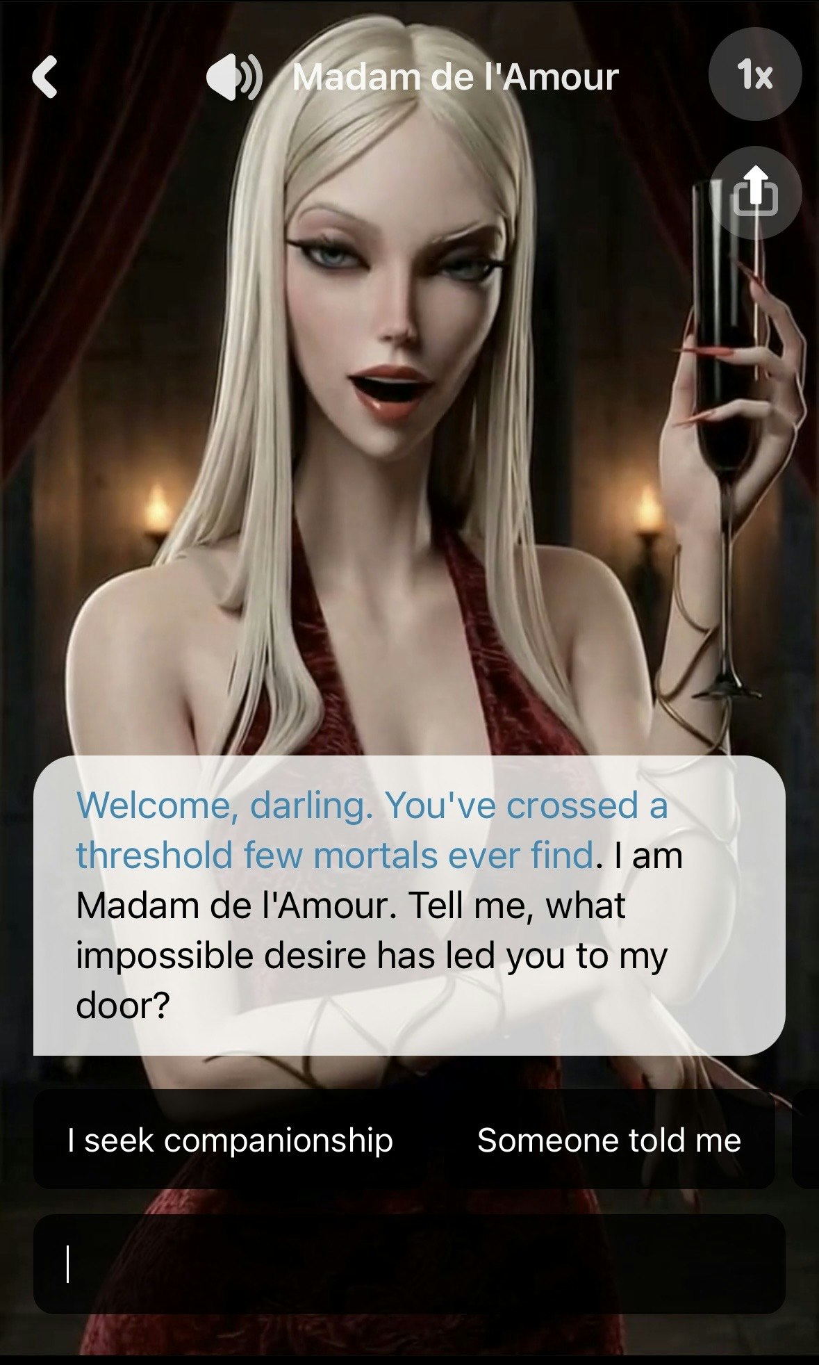 AI Boyfriends International Women's Day - Screenshot 2 showing product features and functionality